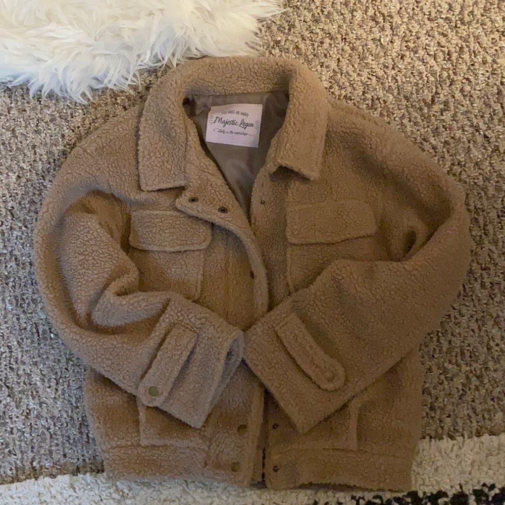 Tan Teddy Coat
